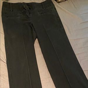 LARRY LEVINE STRETCH BLACK SLACKS
